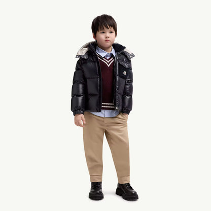 男童藏青色"YULE"羽绒服