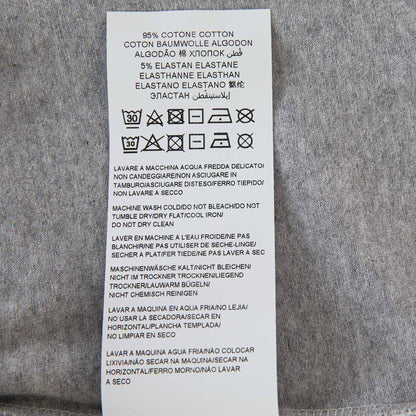 女童灰色Logo棉打底裤