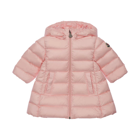 女婴粉色"MAJEURE"羽绒服