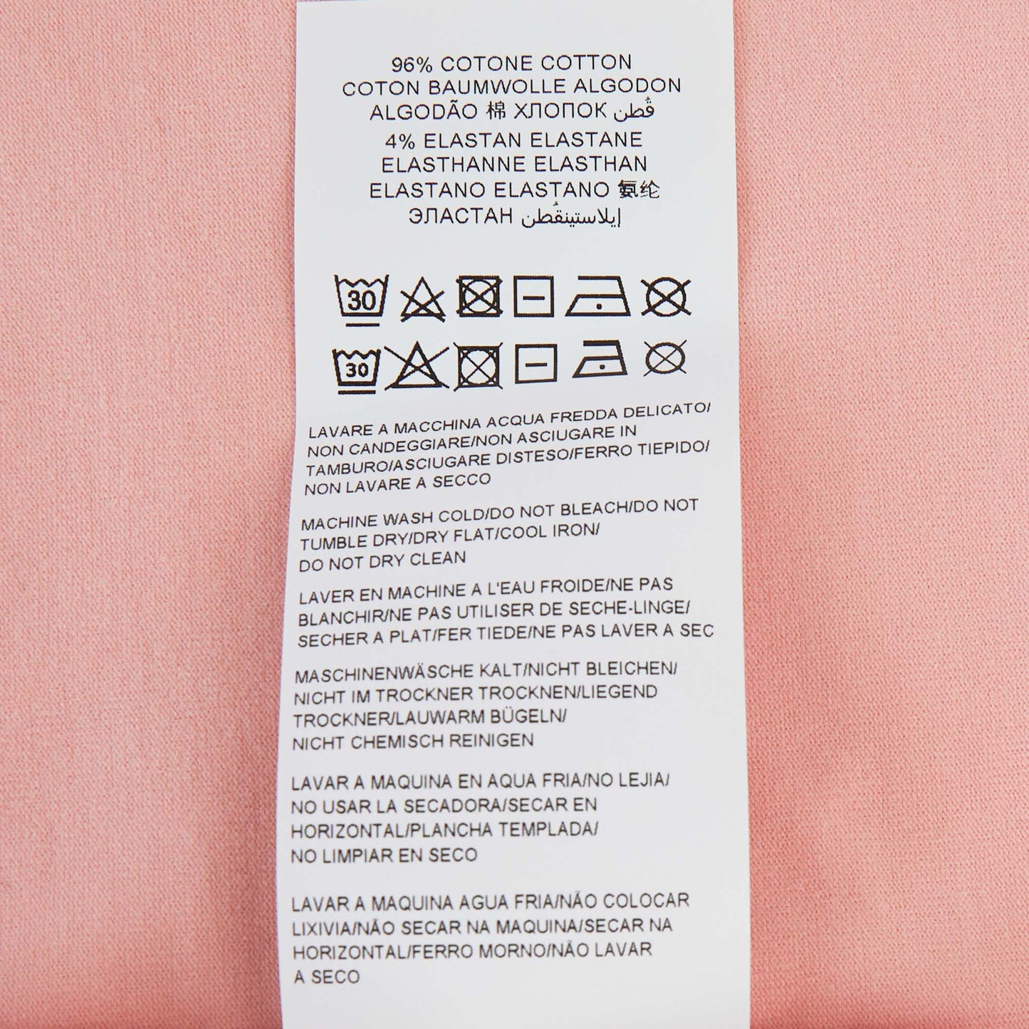 女童粉色印花棉T恤