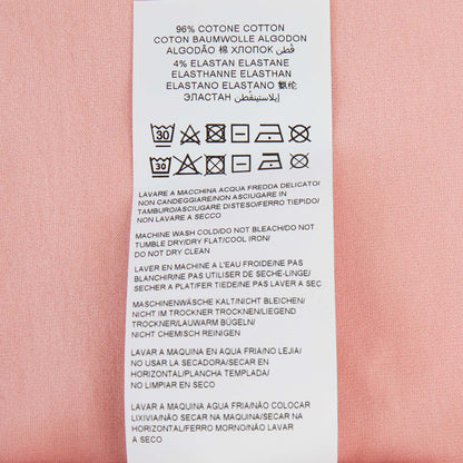 女童粉色印花棉T恤