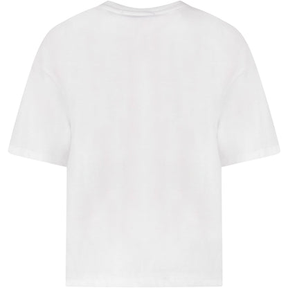 Girls White Maxi Cotton Jersey
