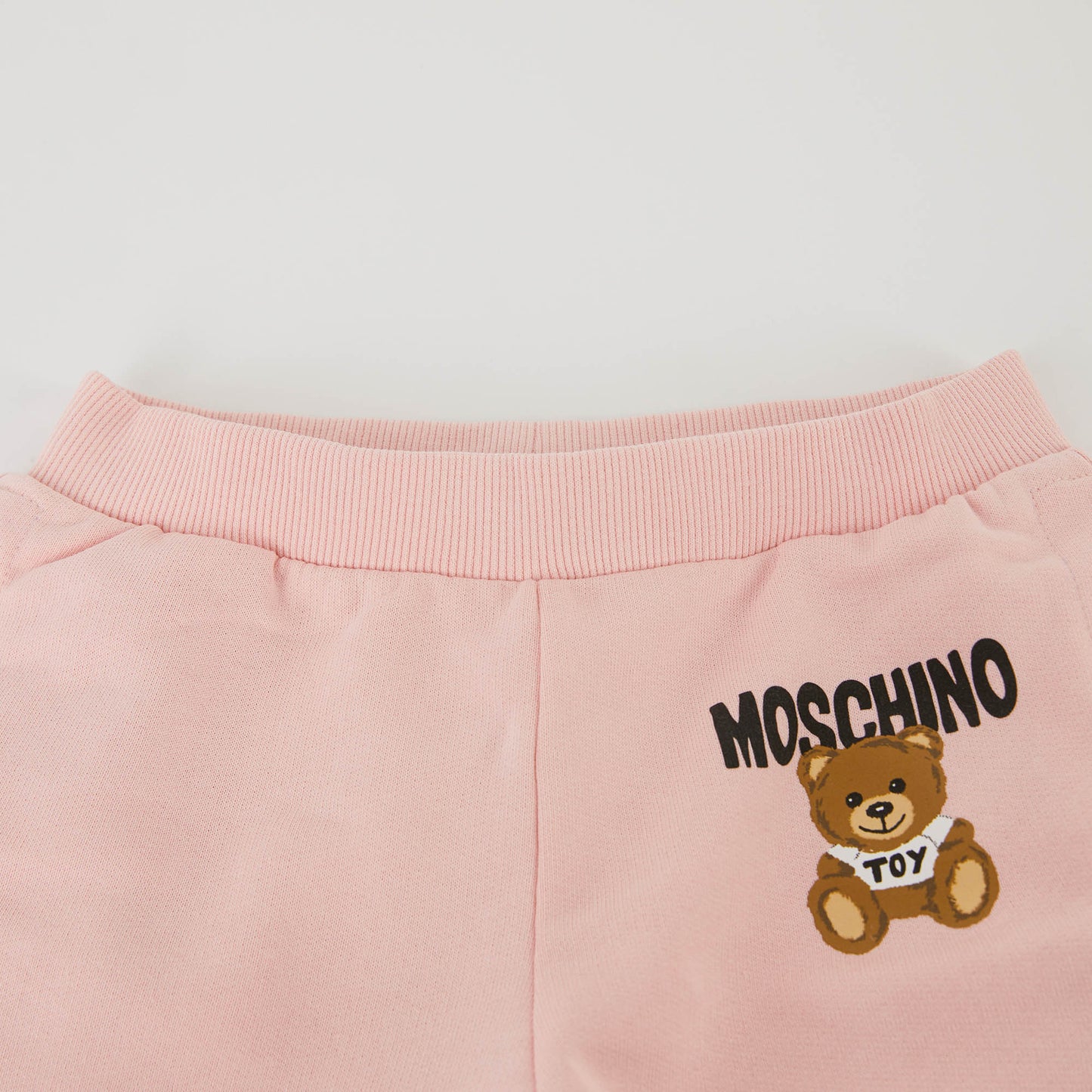 女童粉色Logo棉套装