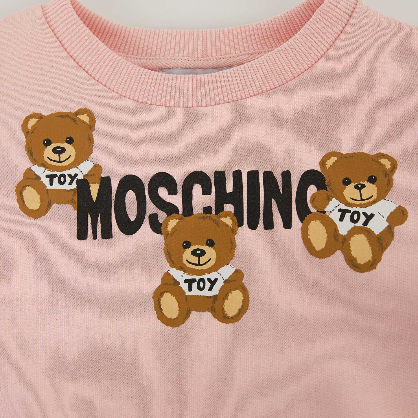 女童粉色Logo棉套装