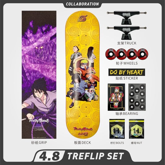 DBH 4.8 火影忍者联名款滑板木叶小队