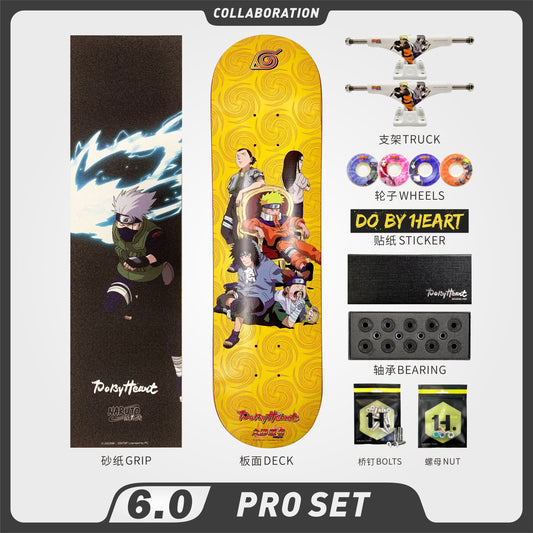 DBH 6.0 火影忍者联名款滑板木叶小队