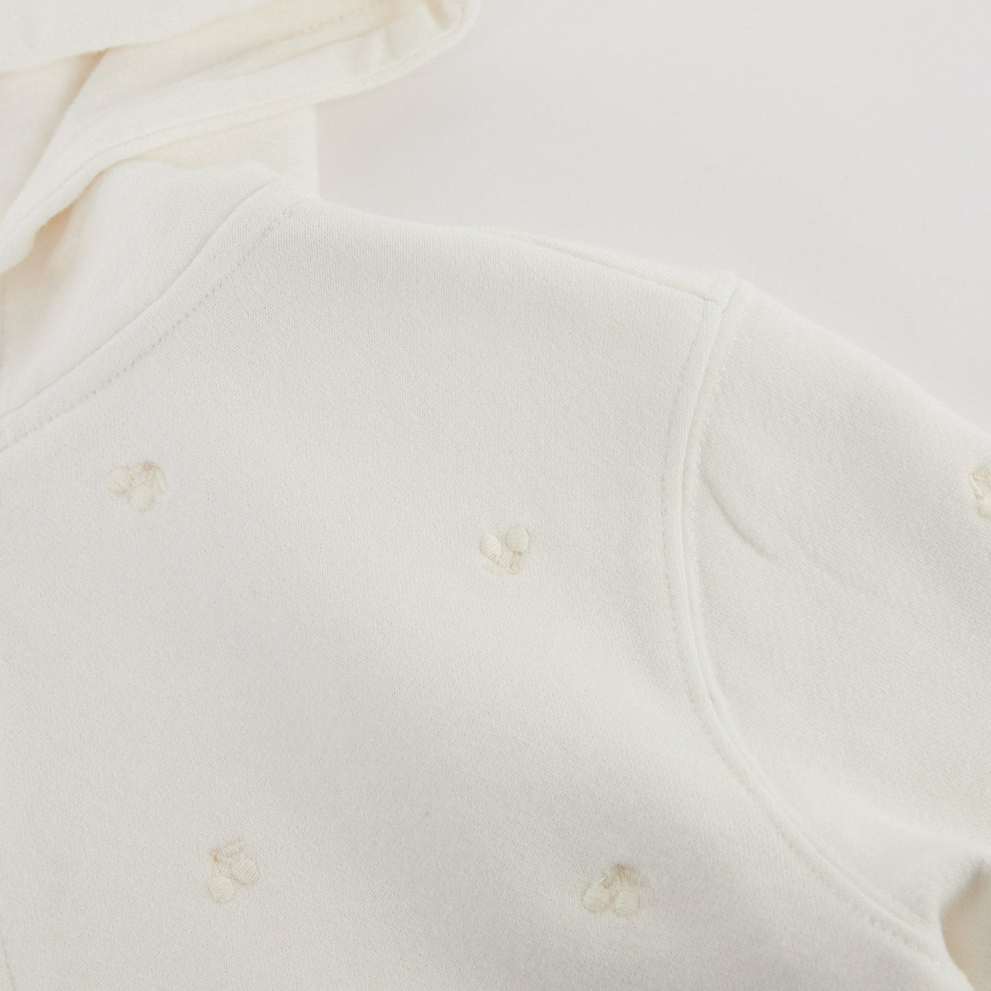 女士白色拉链上衣