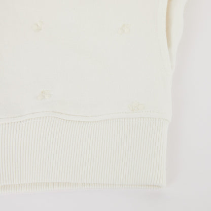 女士白色拉链上衣