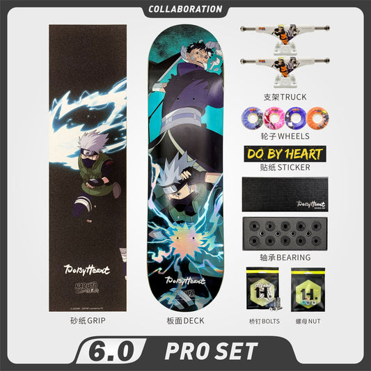 DBH 6.0 火影忍者联名款滑板带土与卡卡西