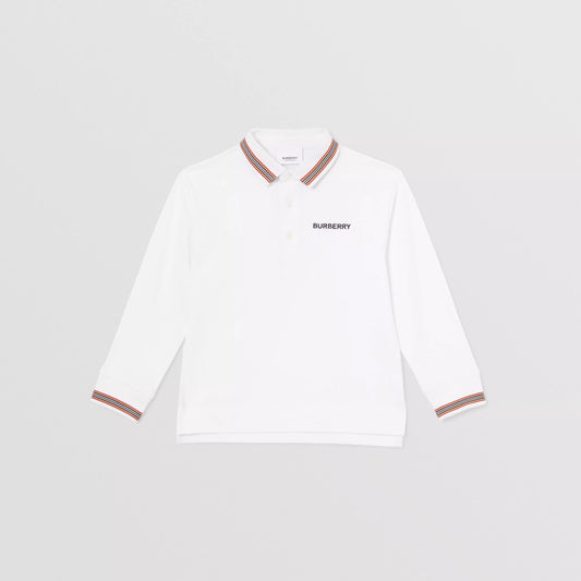 男童白色Polo衫