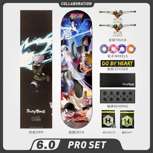 DBH 6.0火影忍者联名款滑板大筒木桃式