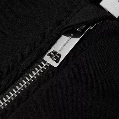 儿童黑色棉拉链上衣