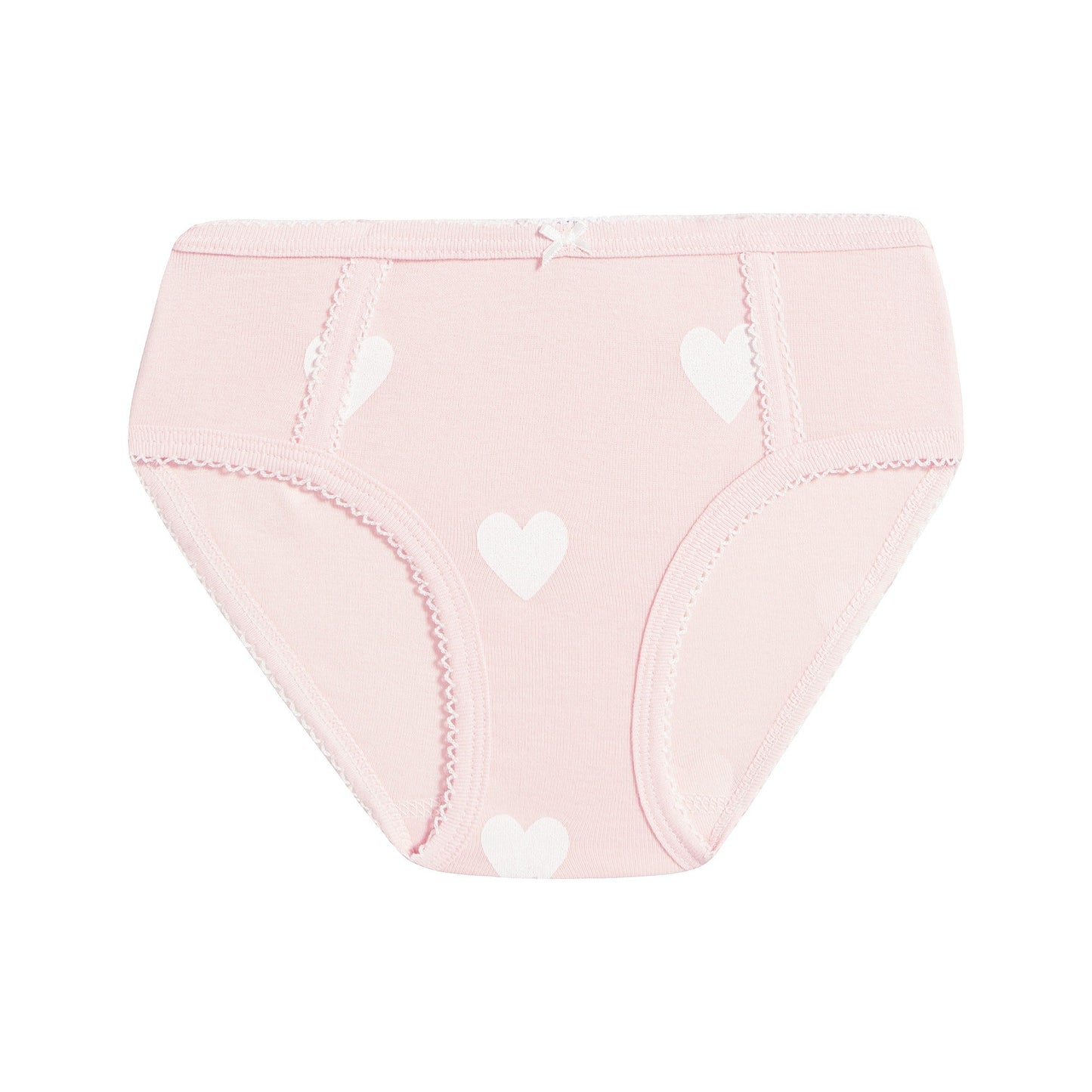 Girls Multicolor Hearts Underwear Set ( 3 Pieces )