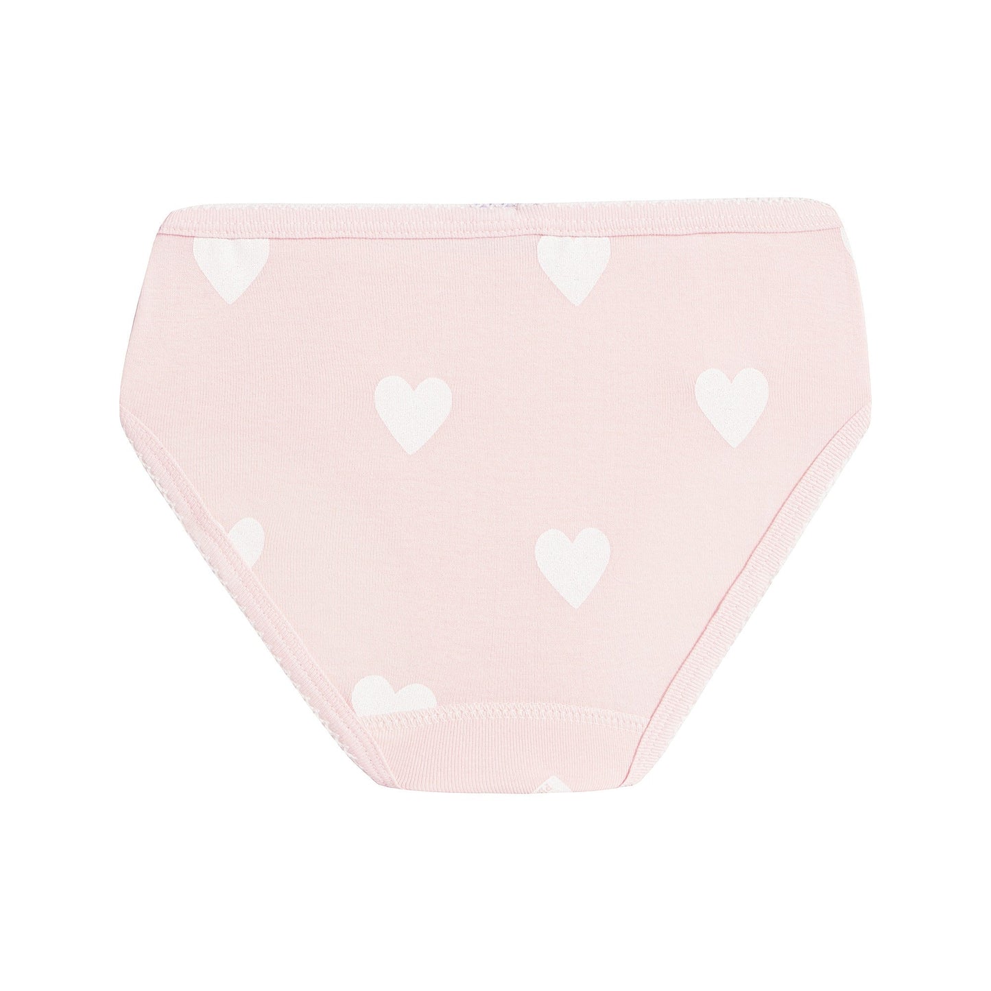 Girls Multicolor Hearts Underwear Set ( 3 Pieces )