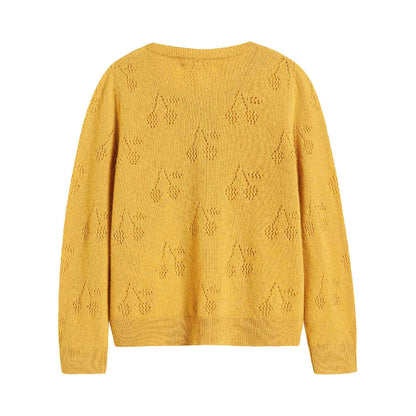 Girls Buttercup Cashmere Cardigan