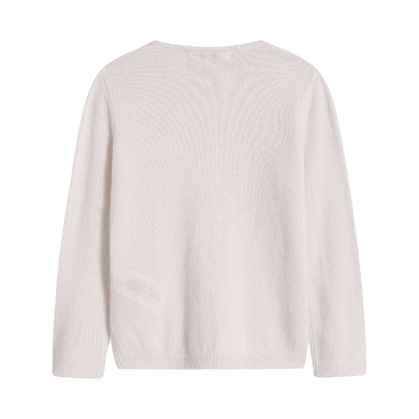 Girls Off White Cashmere Sweatshirt