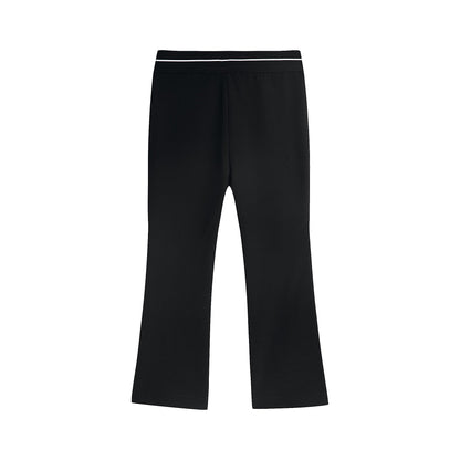 女童黑色Logo长裤
