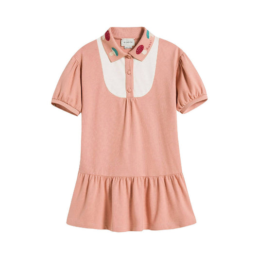 Girls Peach Sorbet Dress
