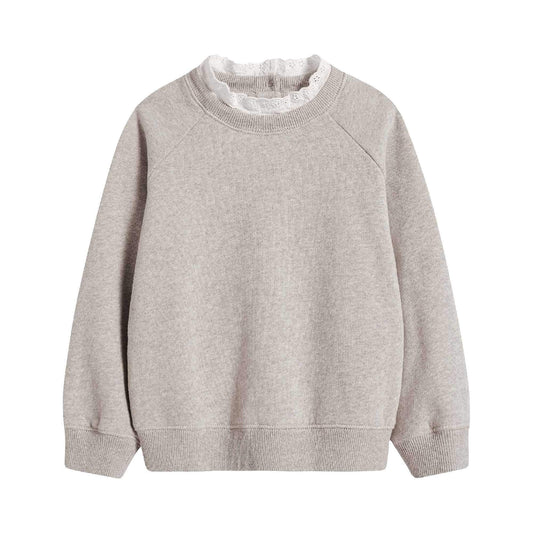 Girls Light Grey Sweatshirt