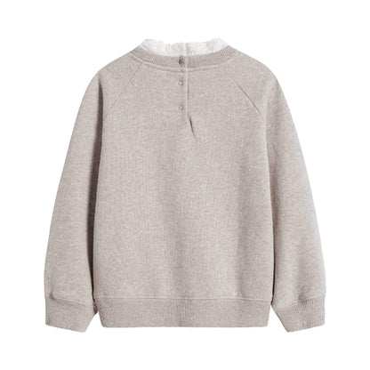 Girls Light Grey Sweatshirt