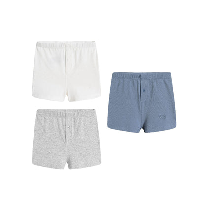 Boys Ecru Underwear Set (3 Pieces)