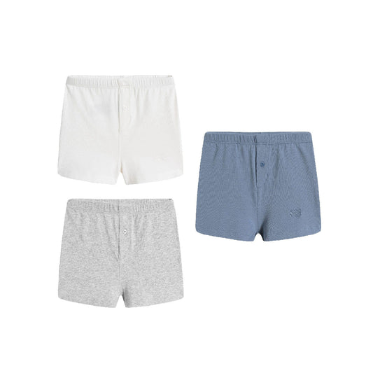 Boys Ecru Underwear Set (3 Pieces)