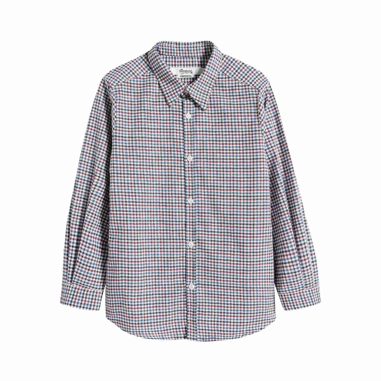 Boys Blue Cotton Shirt