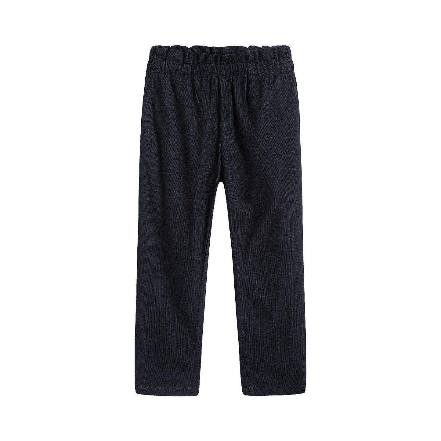 Girls Navy Cotton Pants