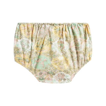 Baby Girls Yellow Printing Cotton Bloomers
