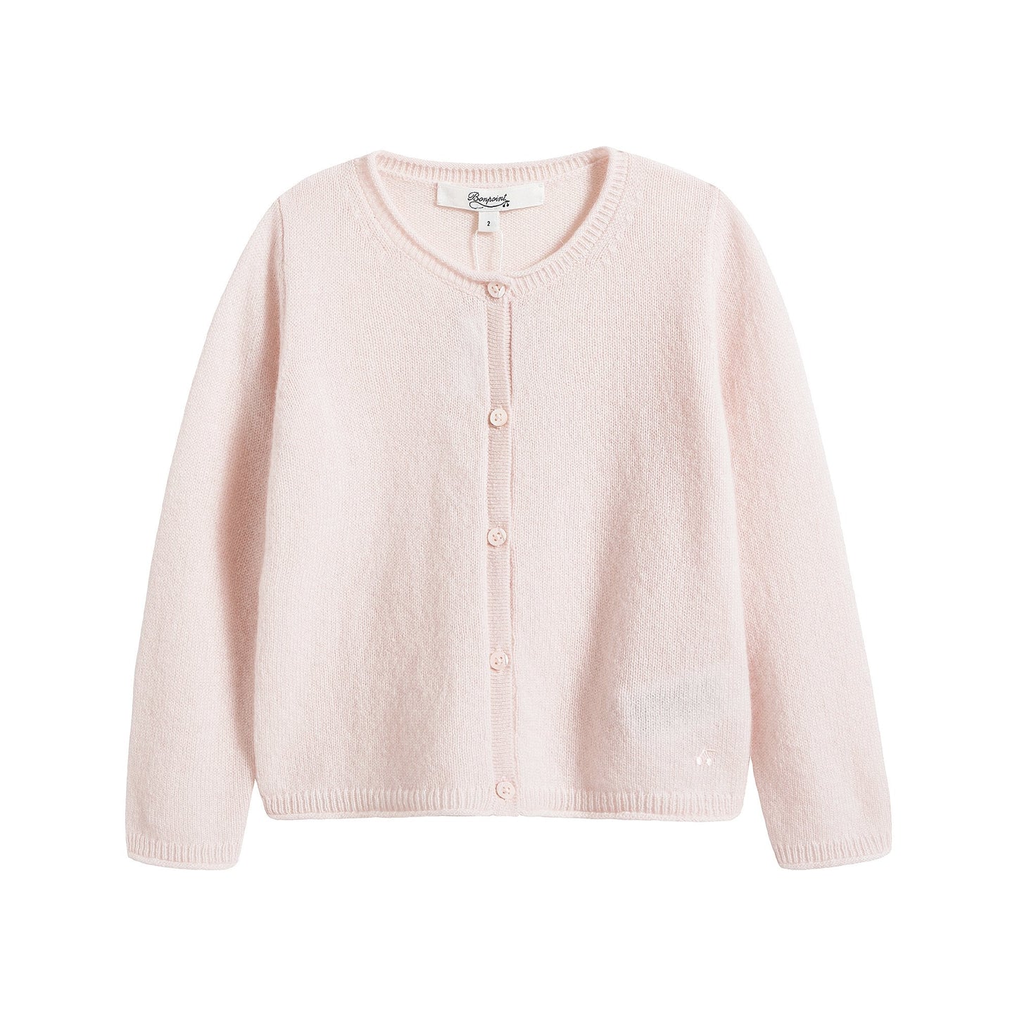 Baby Girls Pink Cashmere Cardigan