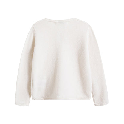 Baby Boys & Girls White Cardigan