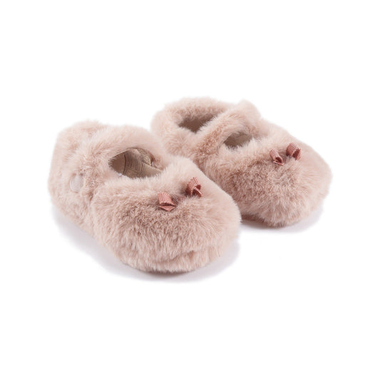 Baby Girls Powder Pink Nursery Shoes