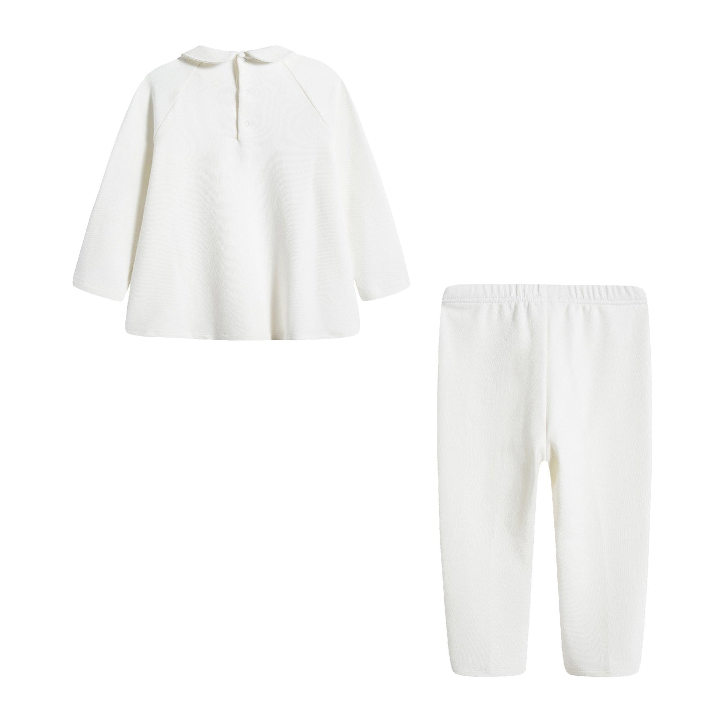 Baby Girls Milk Babysuit Set