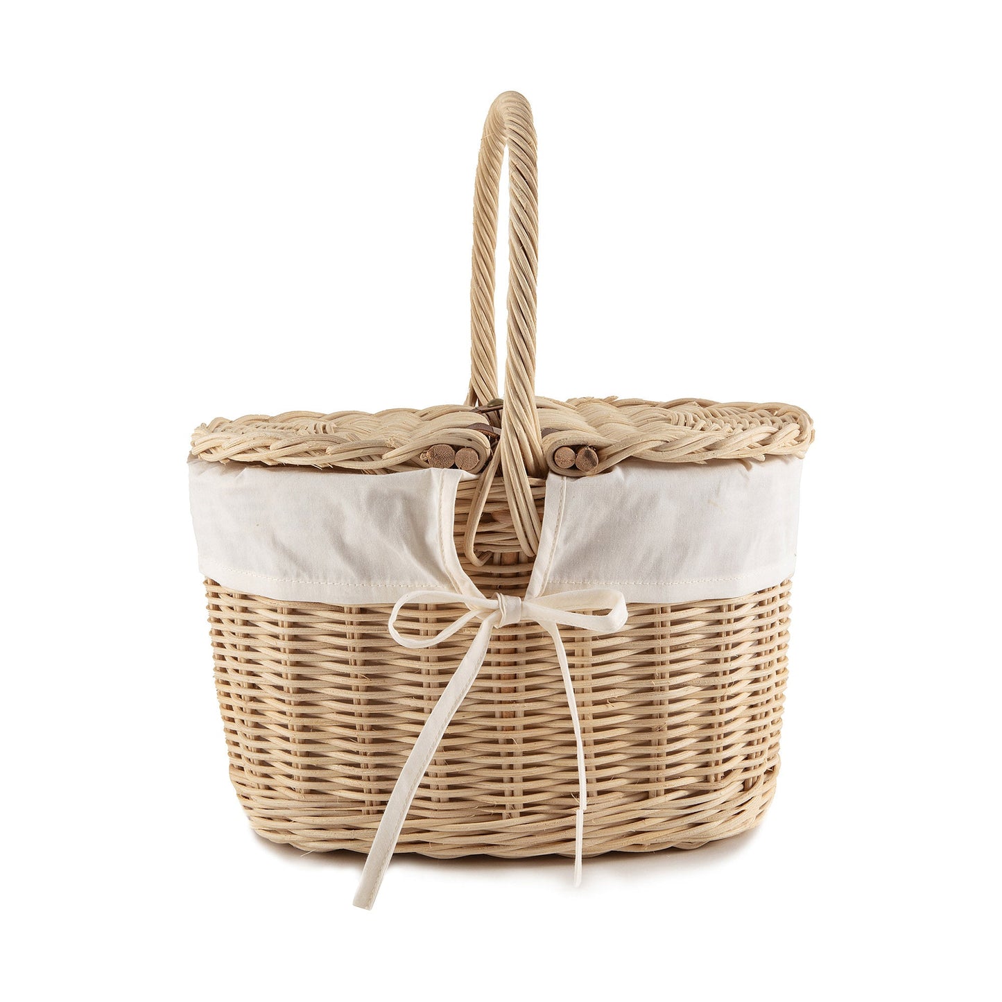 儿童带盖“welcome”复古草编包