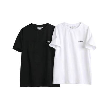 男童黑色Logo棉T恤套装(2件)