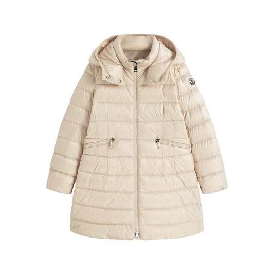 女童黄色"KAMELY"羽绒外套