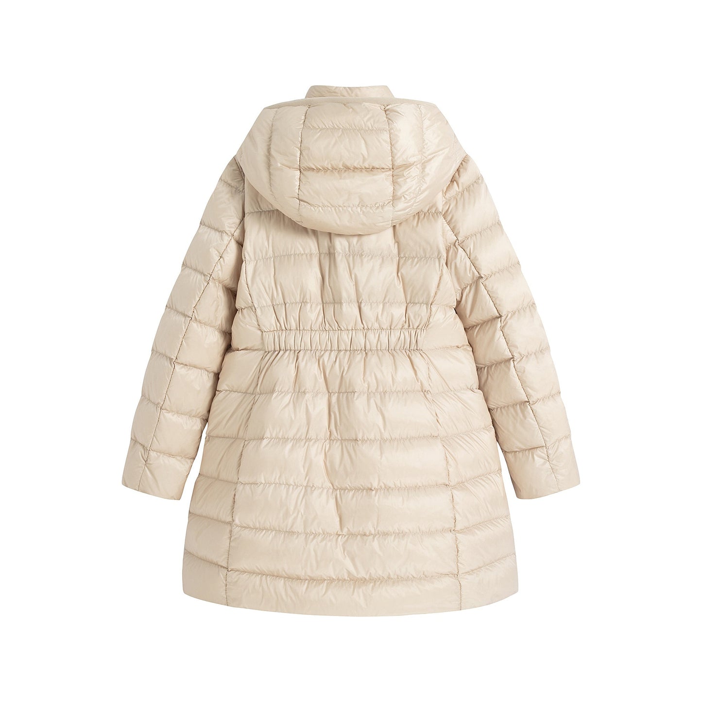 女童黄色"KAMELY"羽绒外套