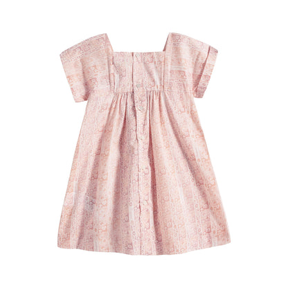 Baby Girls Light Pink Cotton Dress