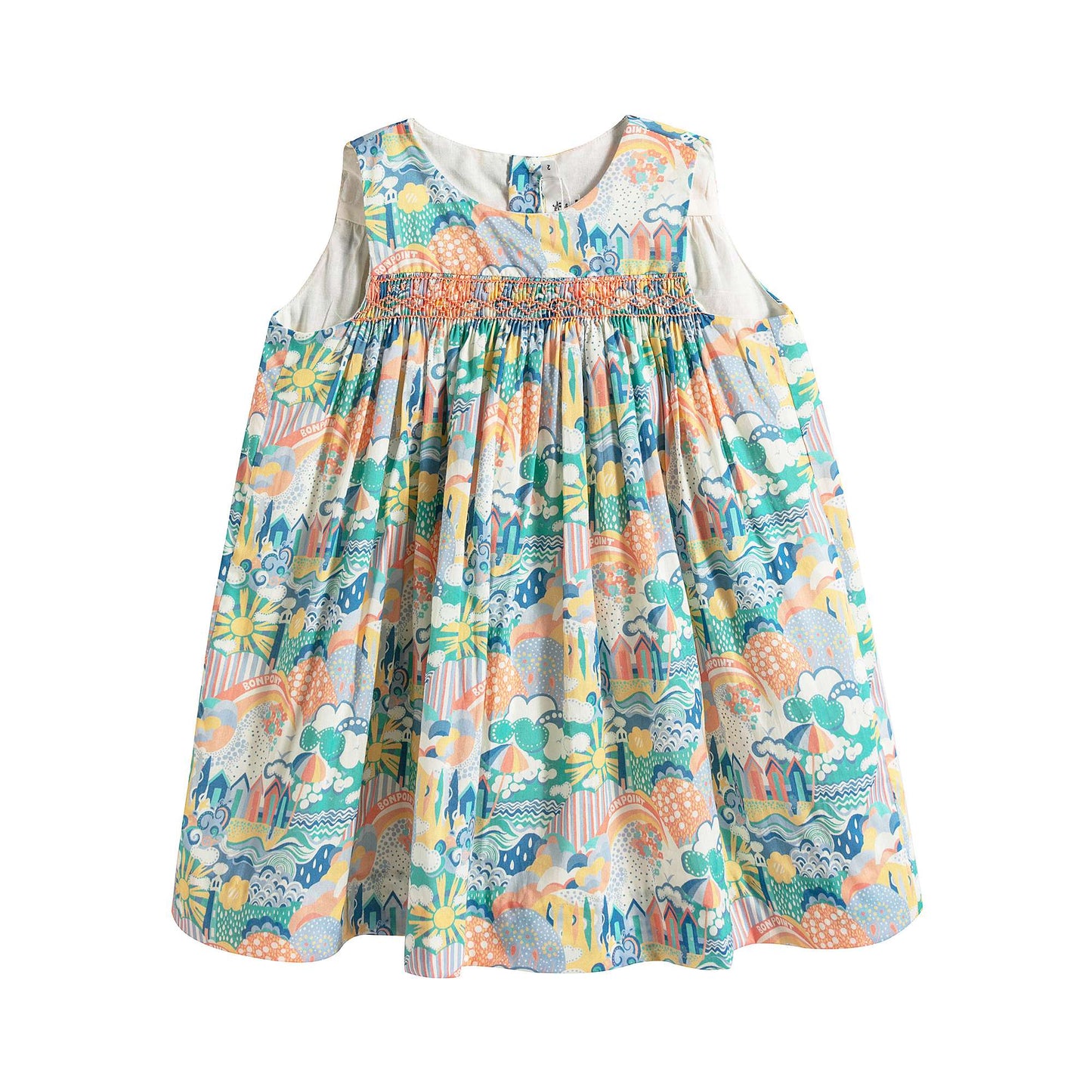 Baby Girls Multicolor Cotton Dress