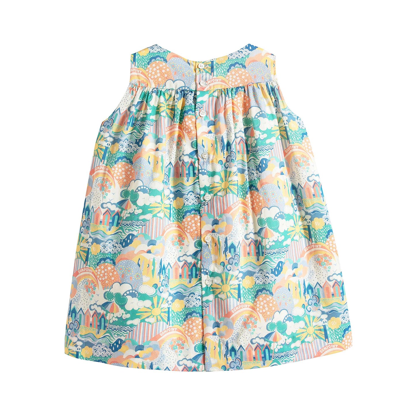 Baby Girls Multicolor Cotton Dress