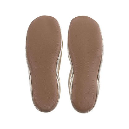 Girls Gold Stars Leather Shoes