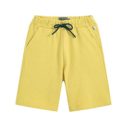 儿童黄色棉短裤