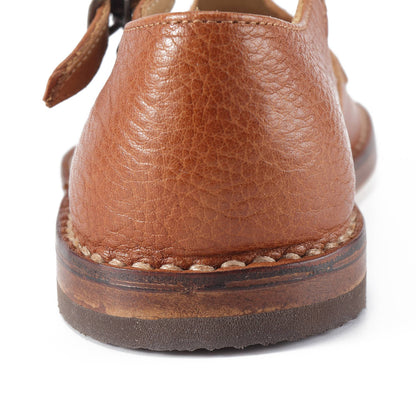 Baby Boys & Girls Brown Leather Shoes