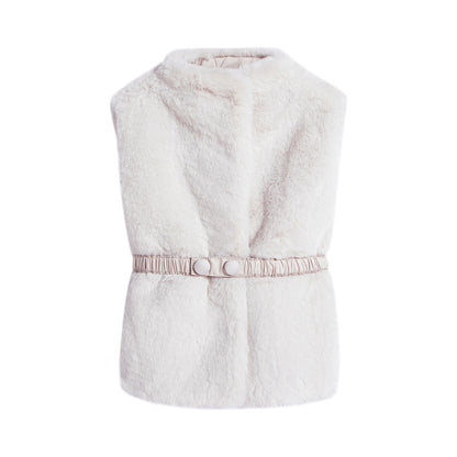 Girls Natrual Fur Vest