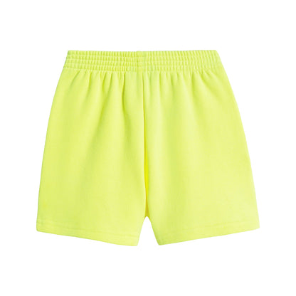 Boys & Girls Yellow Cotton Shorts