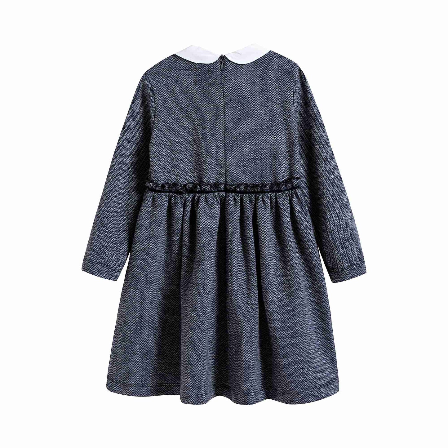 女童深蓝色连衣裙