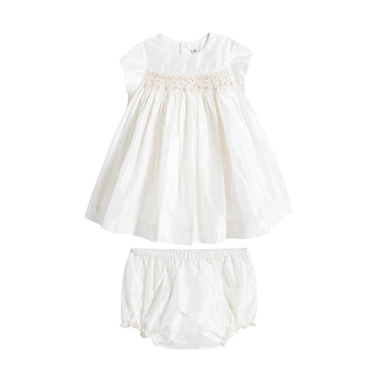 Baby Girls Off White Dress Set