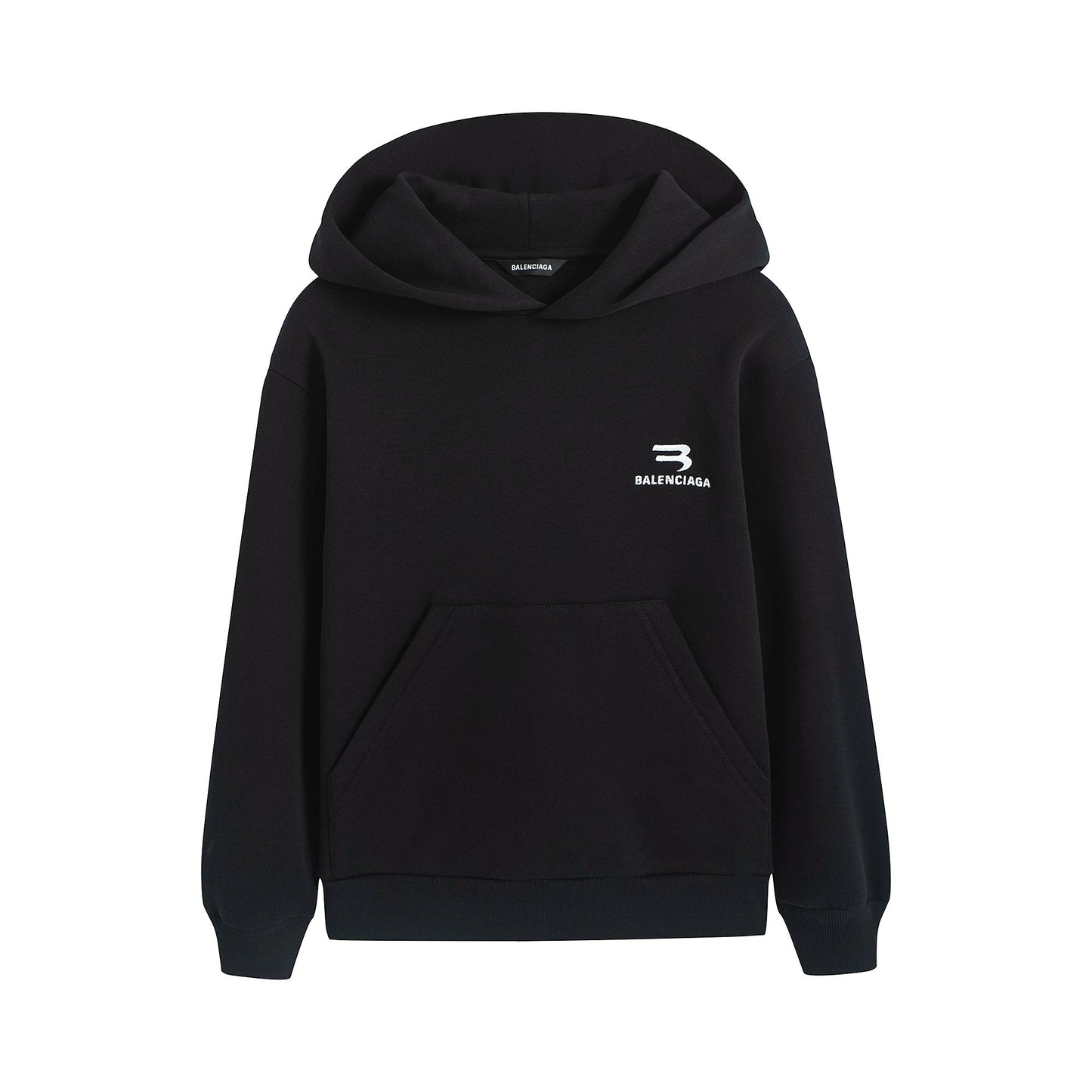 儿童黑色连帽卫衣