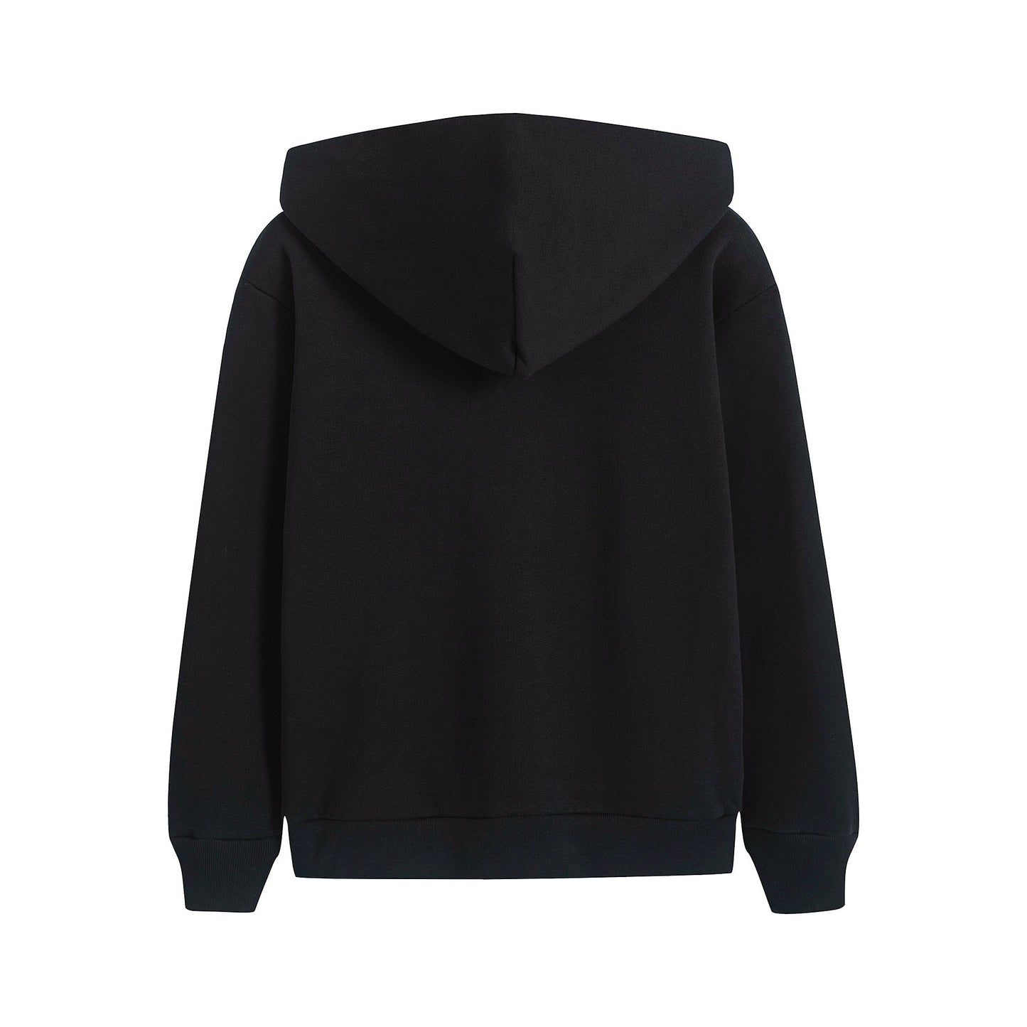 儿童黑色连帽卫衣