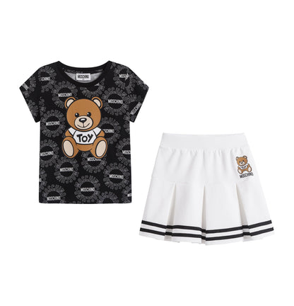 女童黑色小熊套装